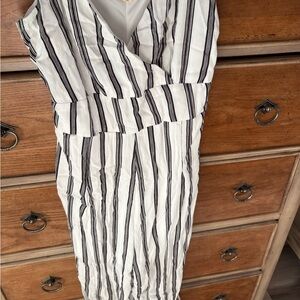 Striped Sleeveless romper